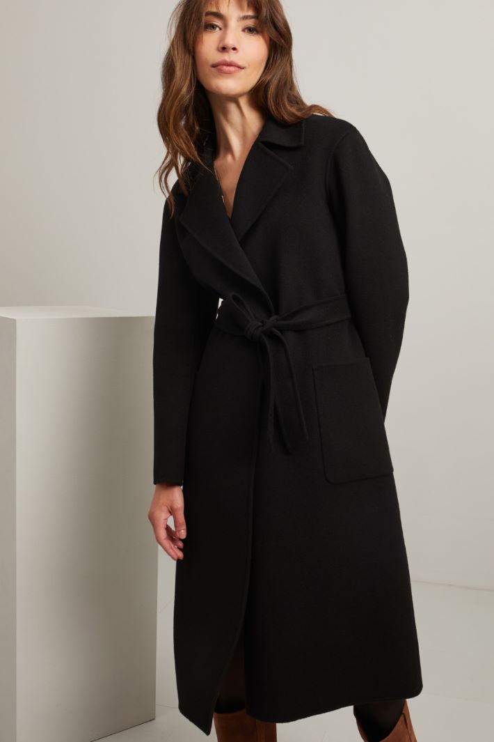 Wool drap coat Intrend