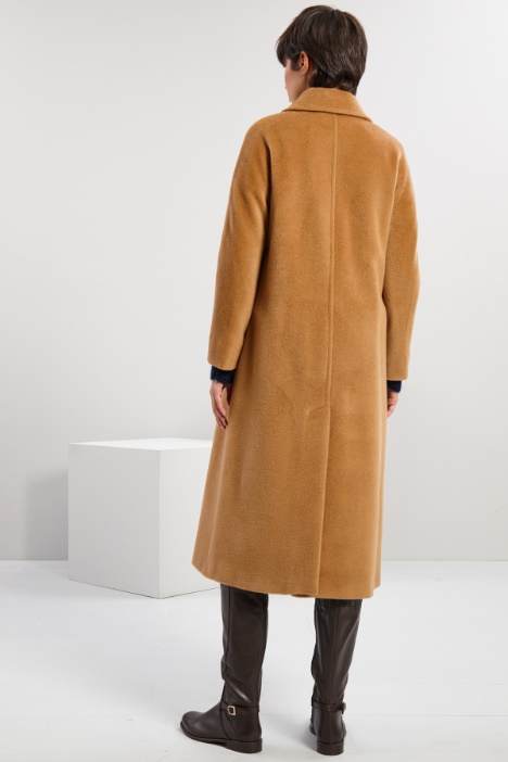 Cappotto in beaver di lana