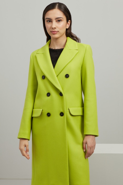 Cappotto lungo in lana