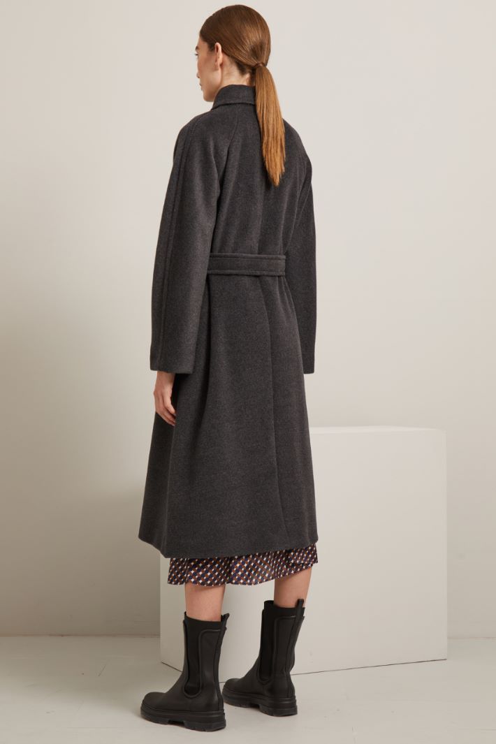 Wool beaver coat Intrend - 4