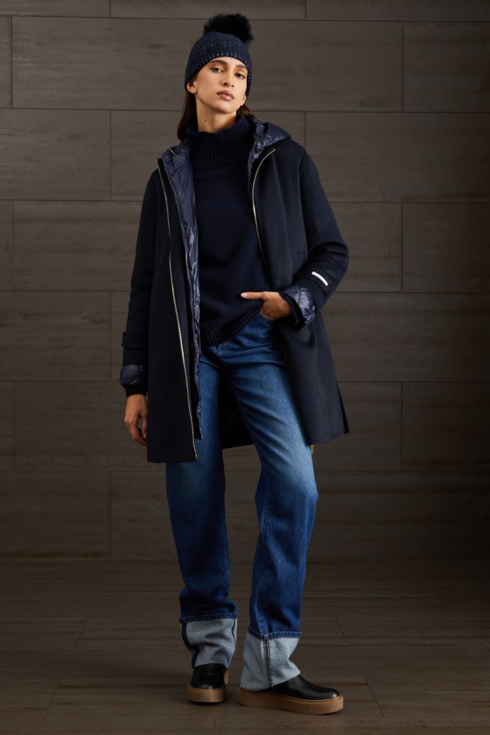 Reversible coat with puffer jacket Intrend - 2