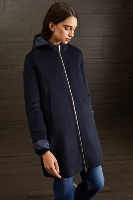 Reversible coat with puffer jacket Intrend