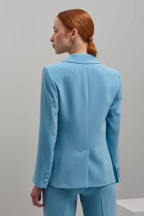 Blazer monopetto in cady