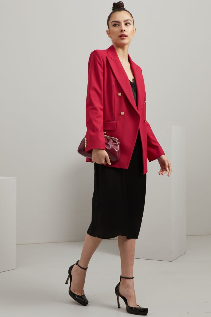 Blazer cruzado de viscosa Intrend