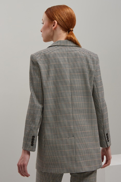 Blazer in lana stretch