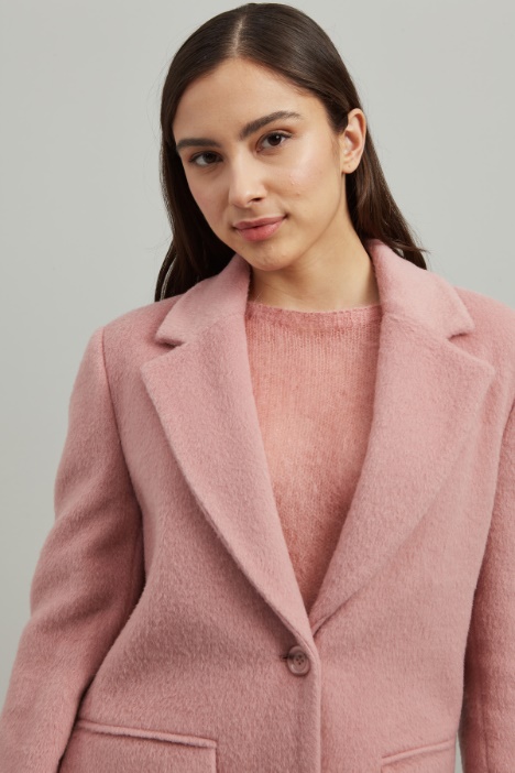 Blazer in misto mohair