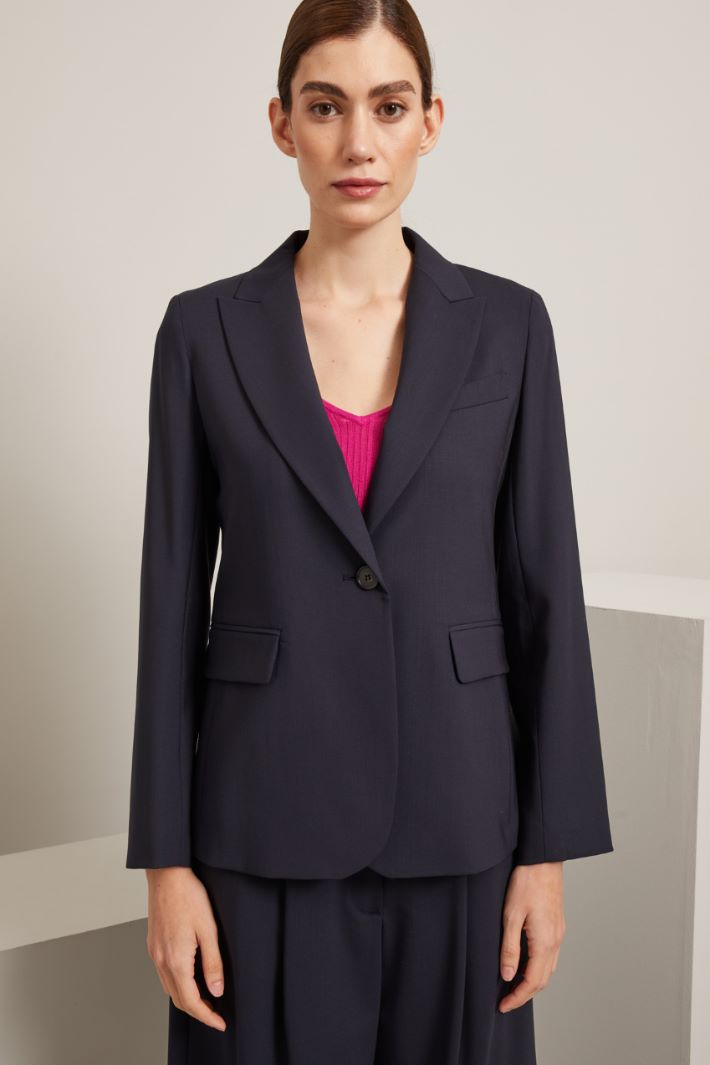 Wool canvas blazer Intrend - 2