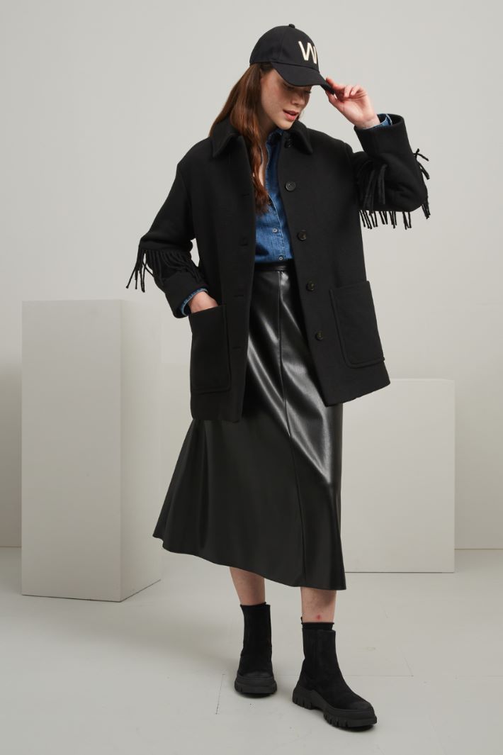 Fringed pea coat Intrend - 2