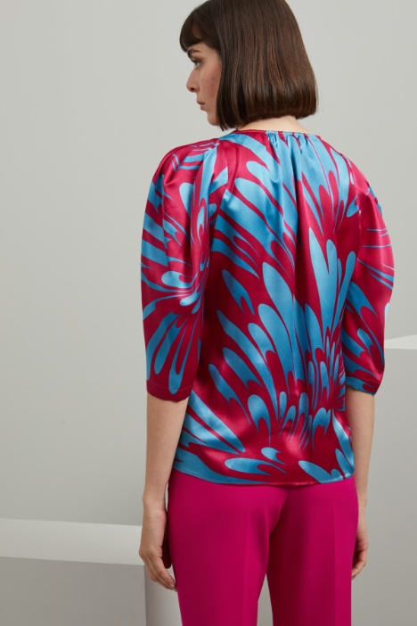 Casacca in raso di seta