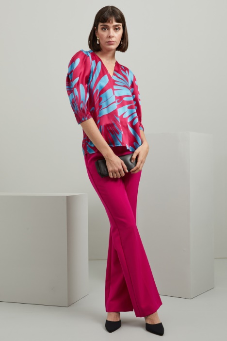 Casacca in raso di seta