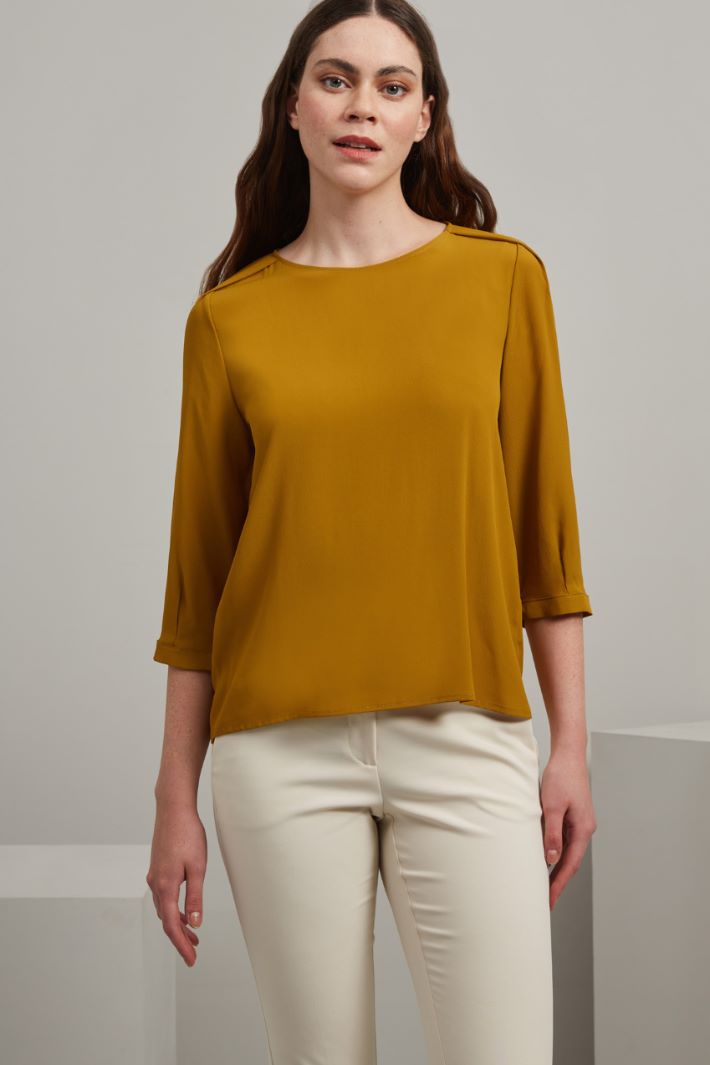 Crepe de chine blouse Intrend - 3