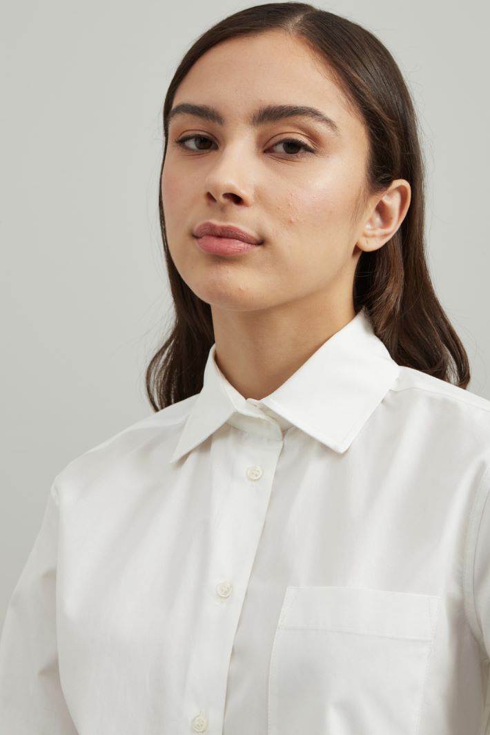 Cotton poplin shirt Intrend - 3