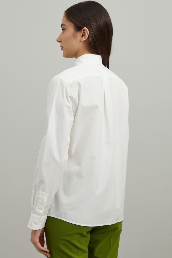 Cotton poplin shirt Intrend - 4