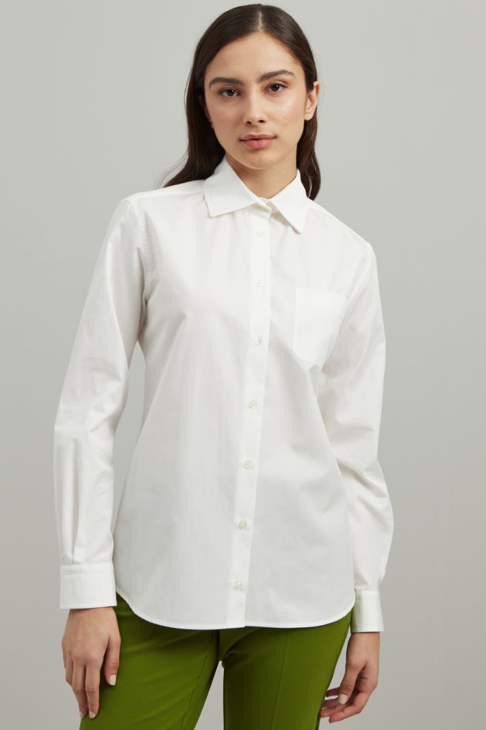 Cotton poplin shirt Intrend