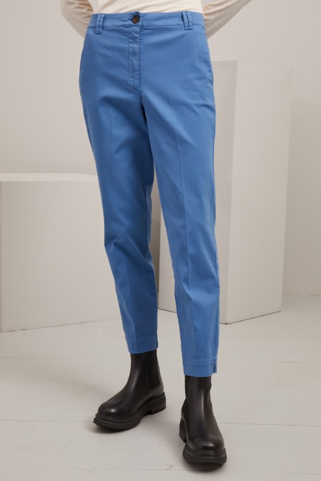 Pantaloni in gabardina