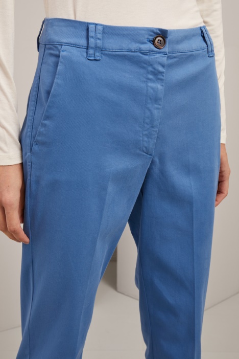 Pantaloni in gabardina