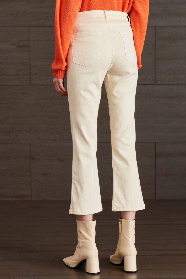 Flare cotton trousers Intrend - 2