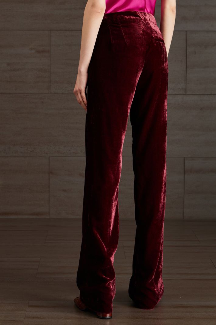 Flare velvet trousers Intrend - 2