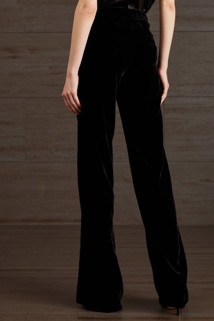 Flare velvet trousers Intrend - 2