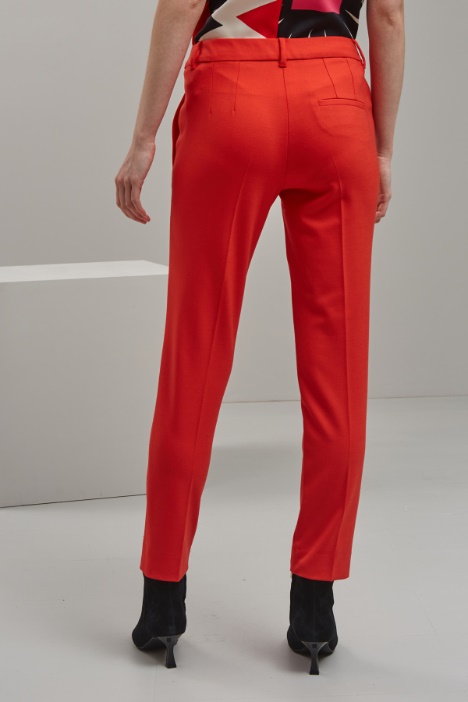 Pantaloni in lana stretch