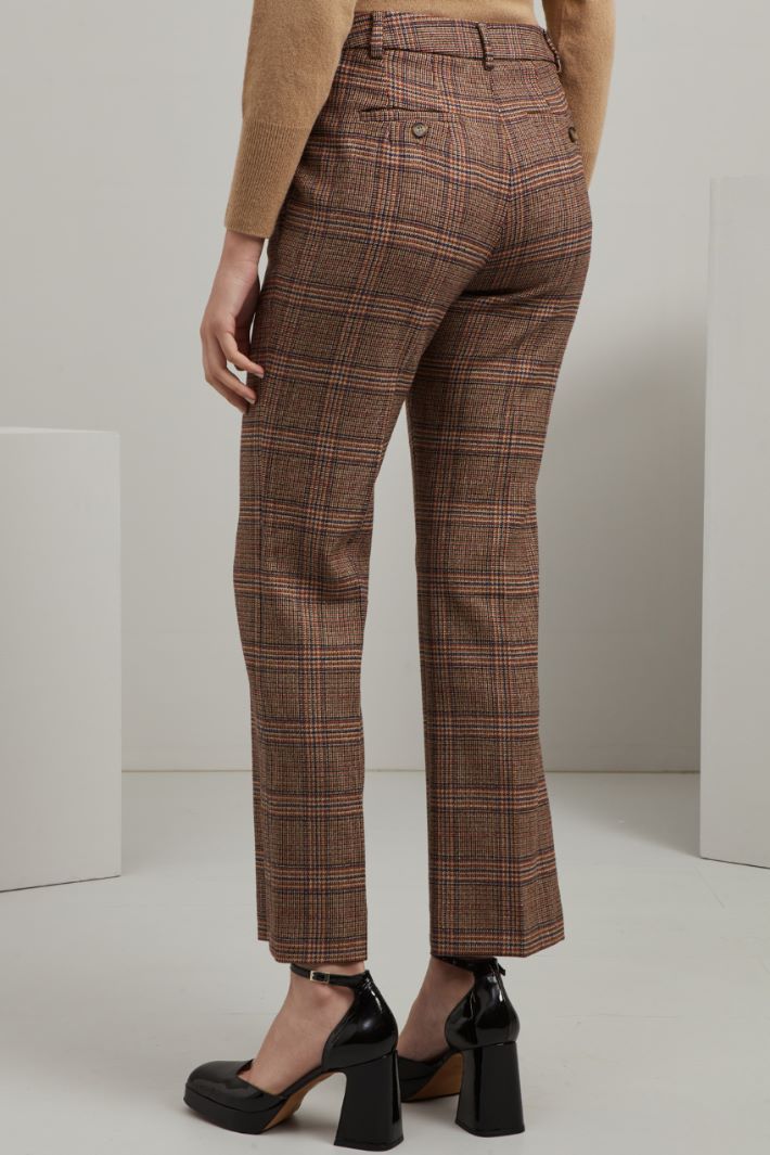 Wool canvas trousers Intrend - 4