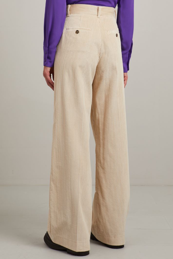 Cotton velvet trousers Intrend - 2