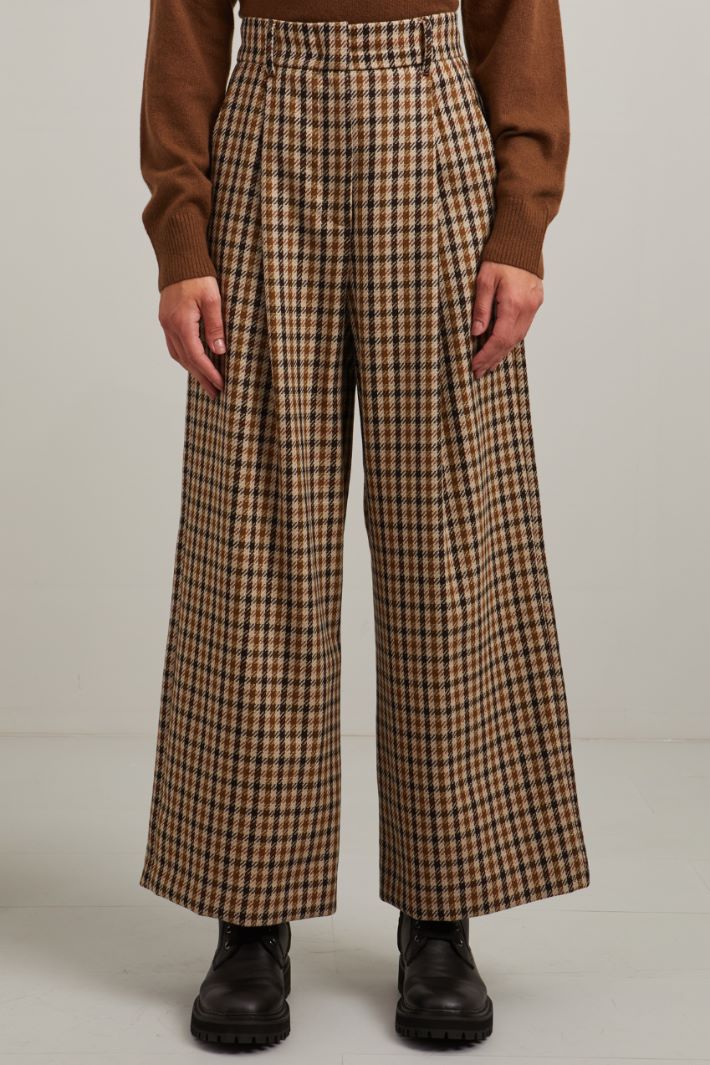 Wool and cotton trousers Intrend - 2