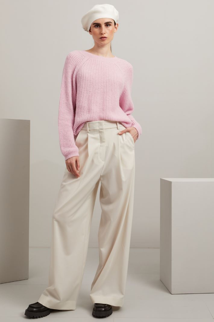 Wool canvas trousers Intrend