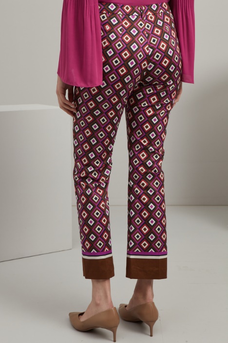 Pantaloni in raso di cotone