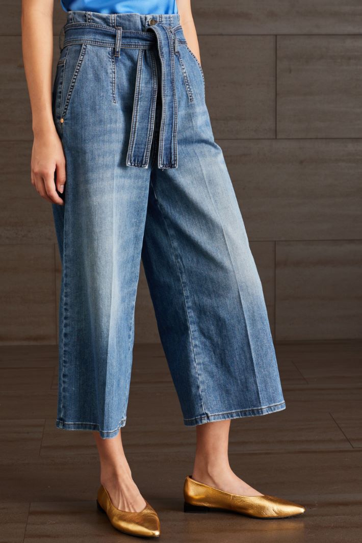 Wide-leg jeans with high waist Intrend - 2