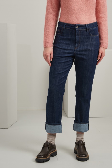 Jeans a gamba dritta