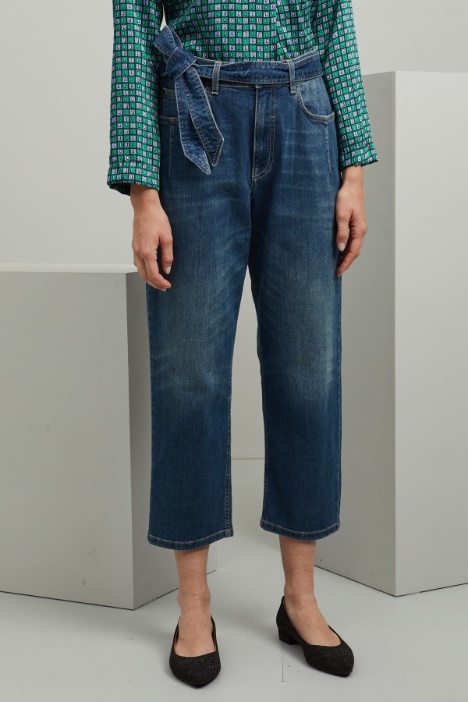 Jeans cropped dritti