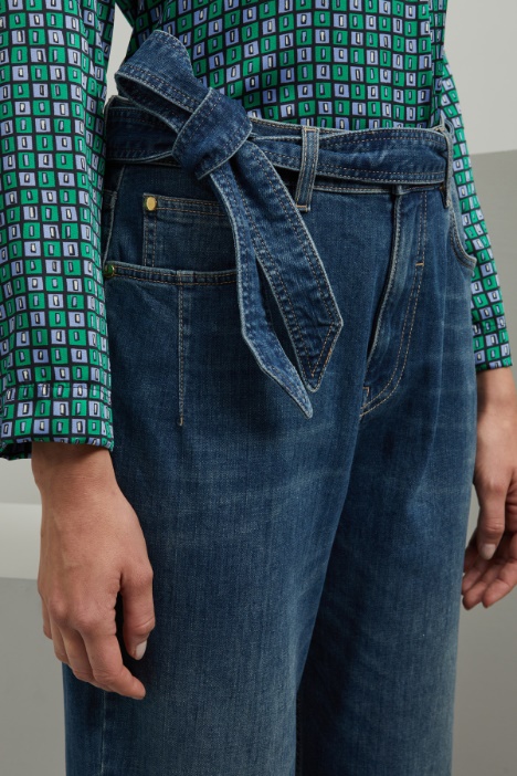 Jeans cropped dritti