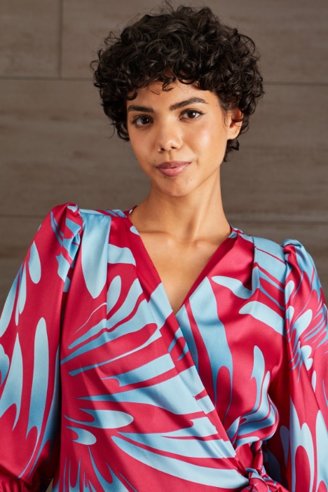 Abito a portafoglio in twill