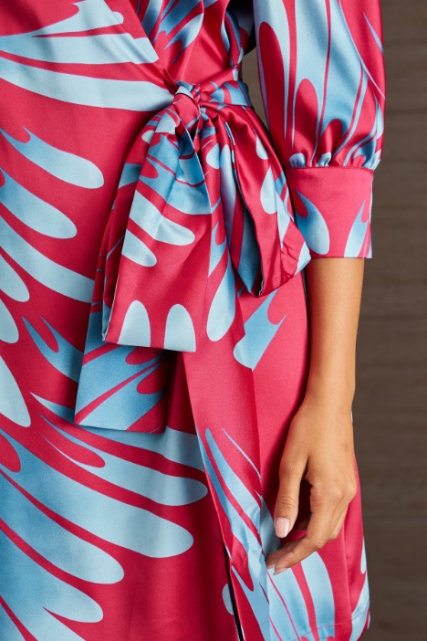 Abito a portafoglio in twill