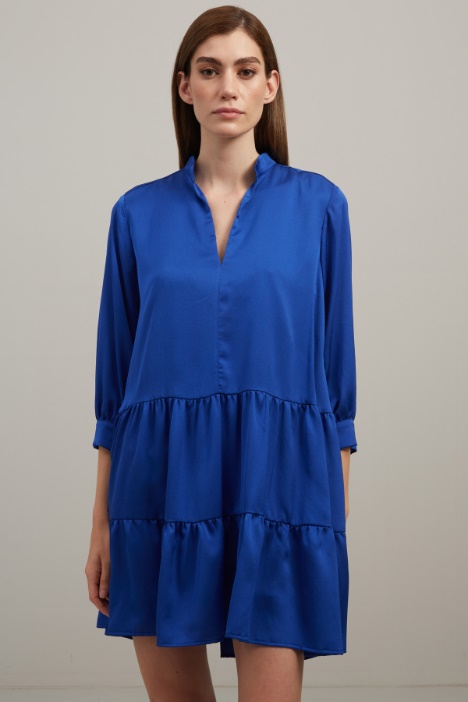 Abito a grembiule in raso