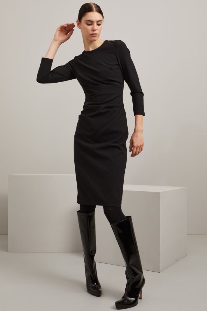 Draped jersey dress Intrend