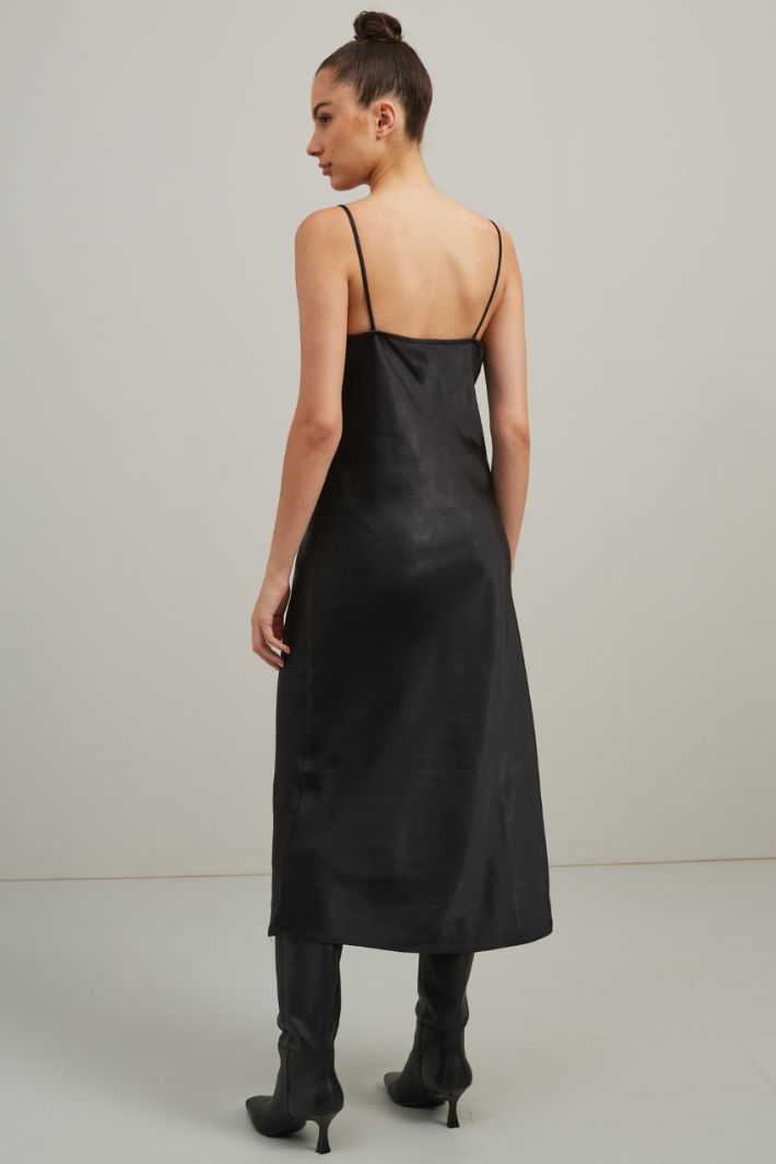 Satin slip dress Intrend - 3