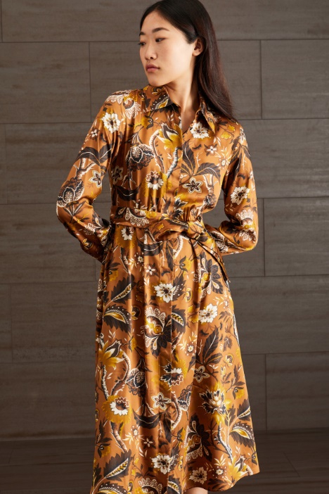 Abito chemisier in twill