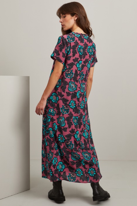 Abito lungo in pura seta