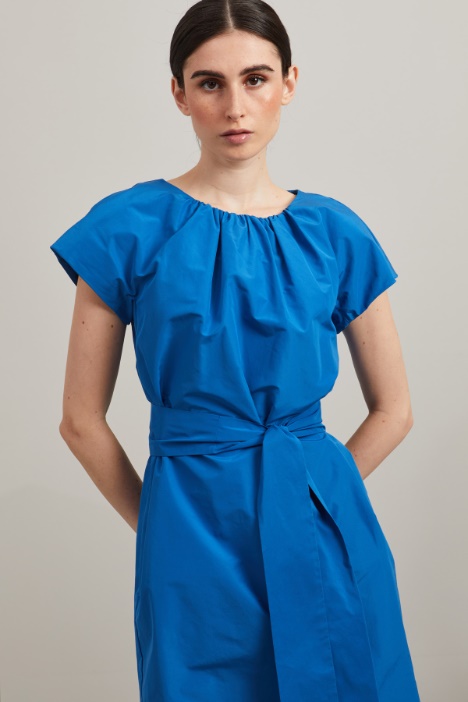 Abito in taffetà di cotone