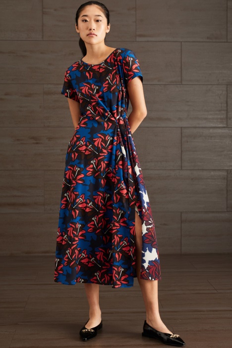 Abito in crépe de chine