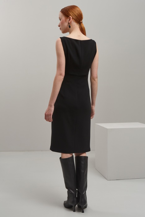 Tubino smanicato in cady