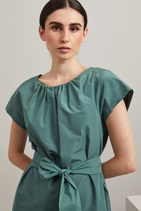 Abito in taffetà di cotone