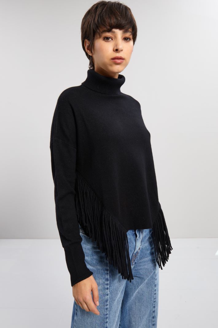 Fringed sweater Intrend - 3