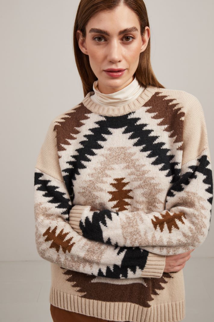 Wool and mohair sweater Intrend