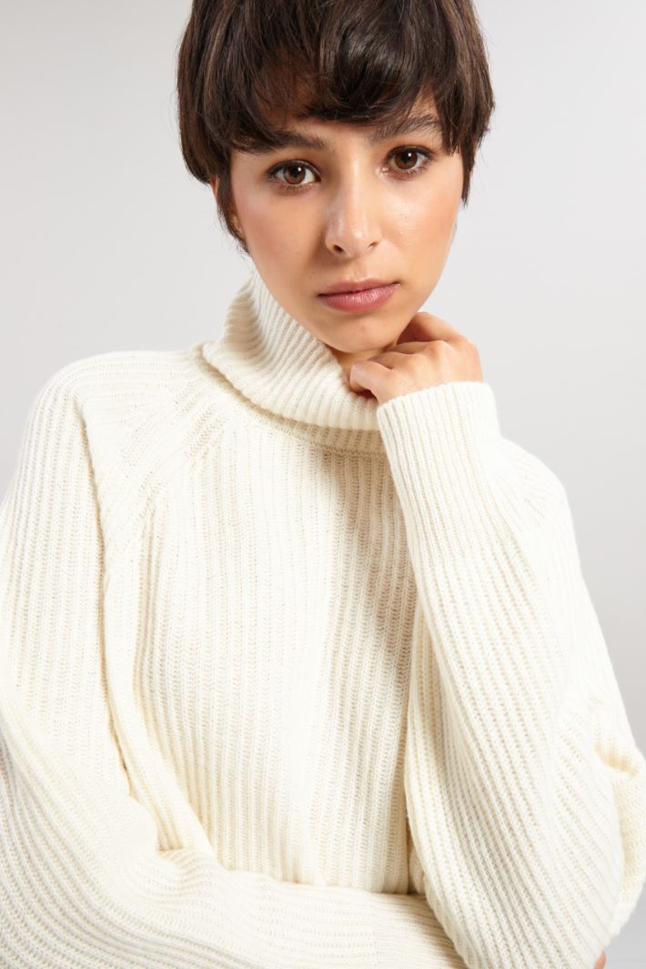 Ribbed turtleneck sweater Intrend