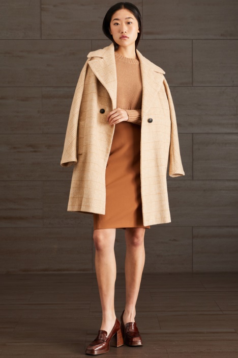 Maglia cropped in cashmere