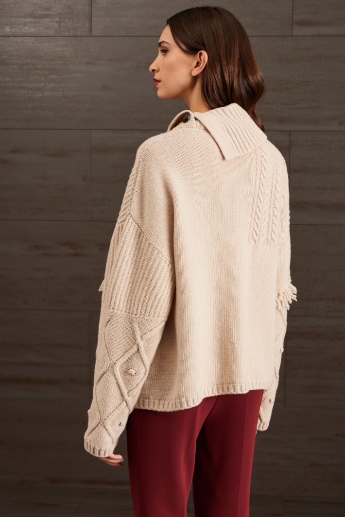 Cable-knit sweater Intrend - 2