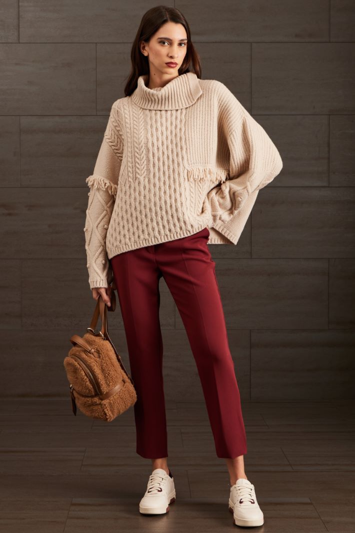 Cable-knit sweater Intrend